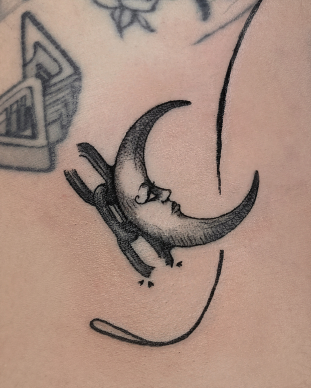 Tatuaje de la luna por Naimarz